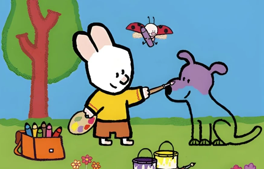 法国国宝级简笔画启蒙动画《路易小兔子》(1 - 4季)