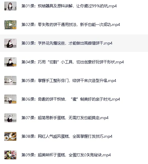 美食博主甜点课程:15分钟学会63款米其林级甜点