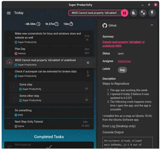 Super Productivity任务管理软件 v8.0.10