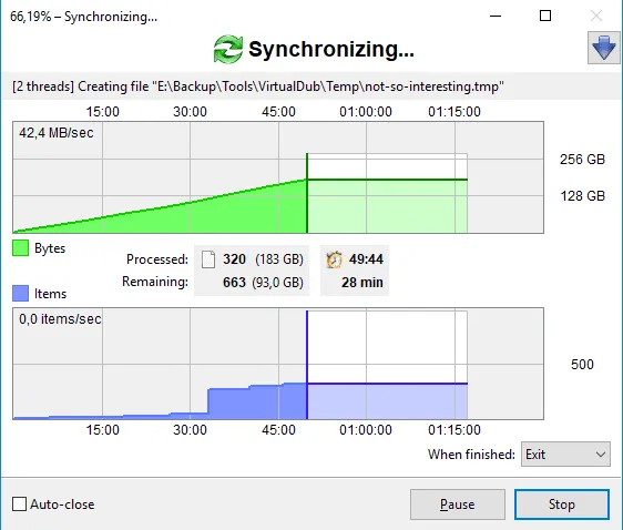 FreeFileSync:跨平台文件夹比较同步软件