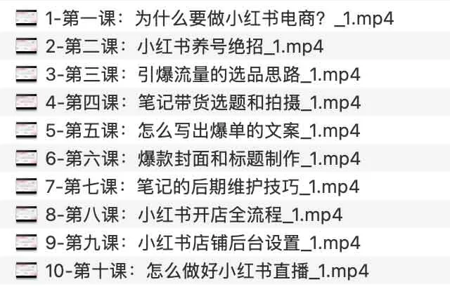小红书电商课程:玩转笔记带货