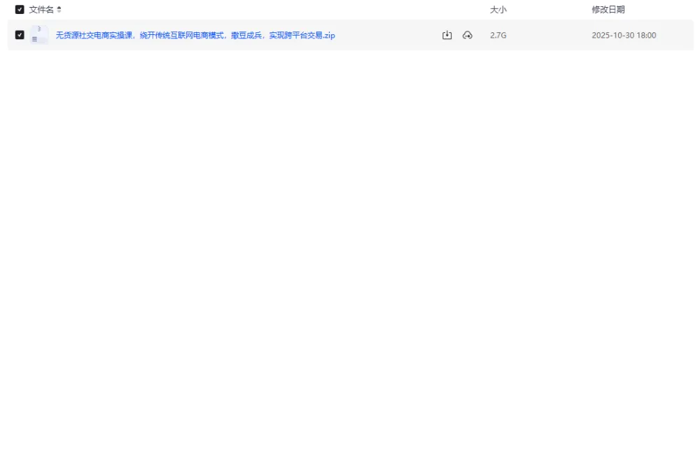 无货源社交电商实操课：跨平台交易实战课程