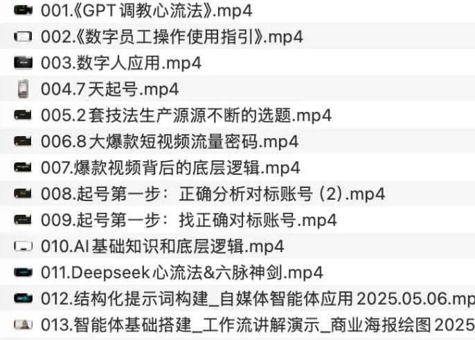 9个AI数字员工操盘手课程:覆盖大内容创作场景