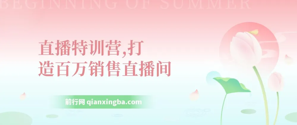 直播特训营：掌握技巧，打造百万销售直播间