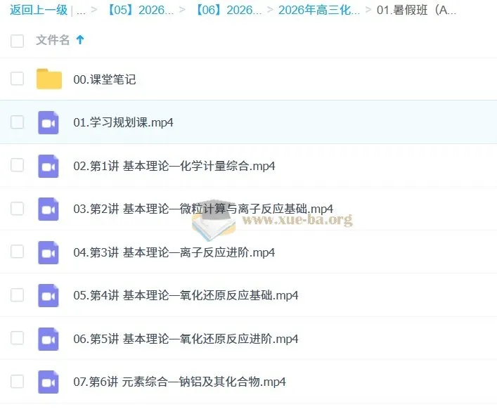 李伟高三高考化学一轮A+尖端暑假班