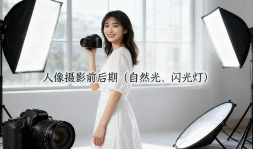 人像摄影前后期：自然光与闪光灯运用教程