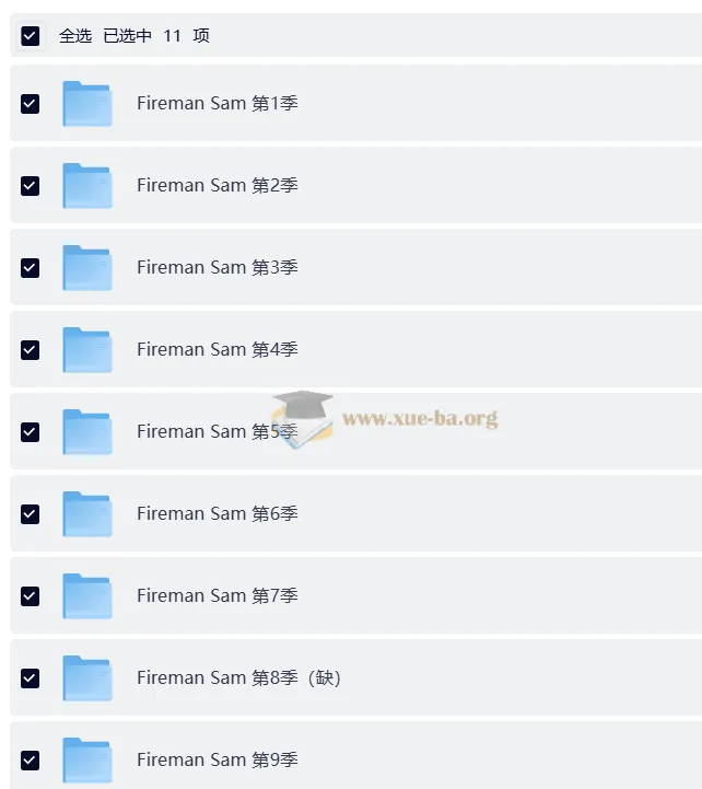儿童安全教育动画片《消防员山姆》（中英双版）