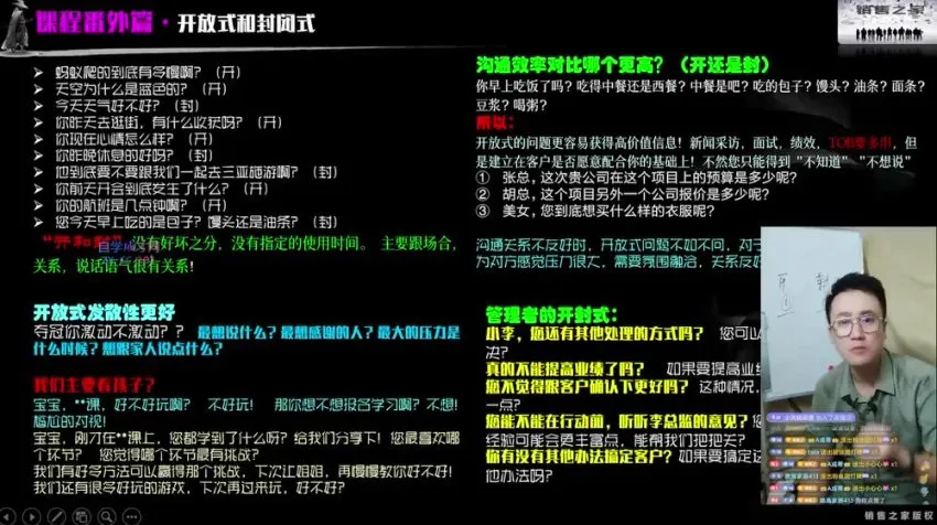 李老师《销售独孤九剑实战课》：62节破冰挖需逼单技巧课程
