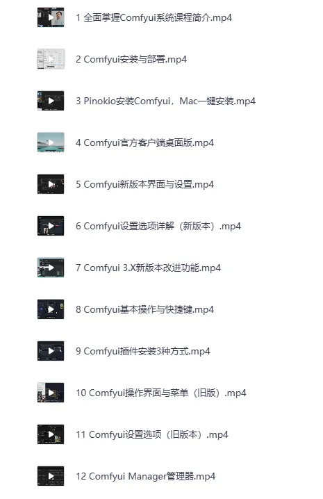 B站精品课：CG迷李辰《全面掌握Comfyui系统教程》