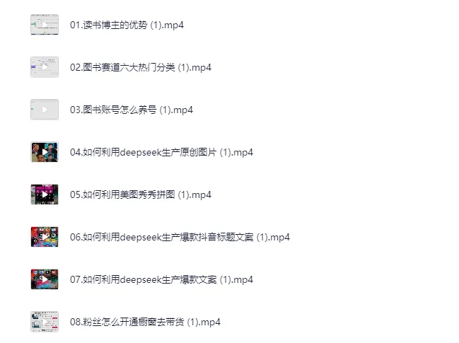 普通人用AI做自媒体:AI图书博主变现流程课程