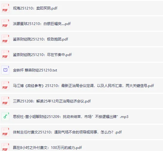 12月10日全网付费文章精选:大佬文集、精选研报与学习先锋内容