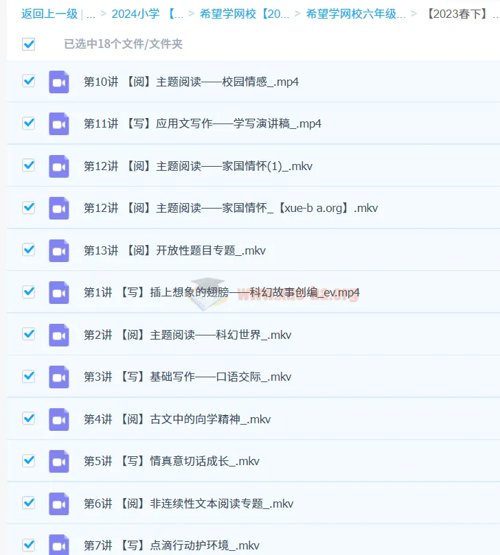 2023春下六年级语文春下A+（部编版）课程（刘洋）