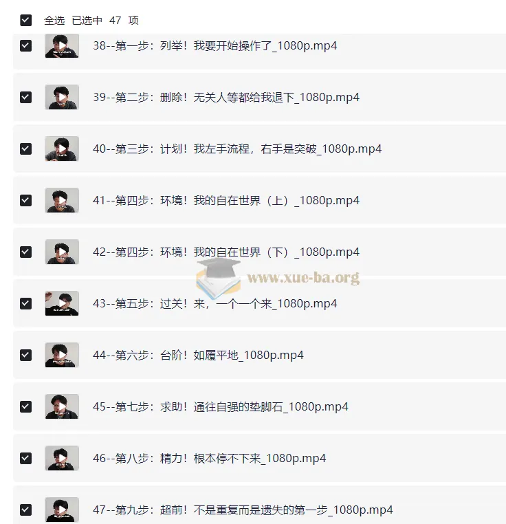 小学初中高中生及家长必读:《高效学习之路》47节课