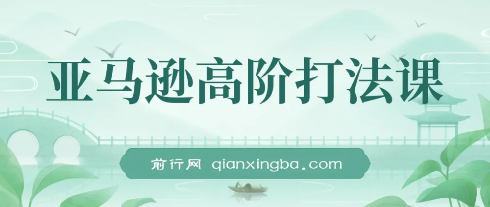 亚马逊高阶打法14节视频课：涵盖选品、广告等策略