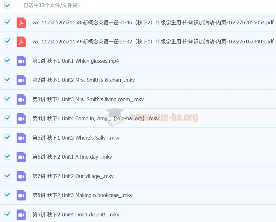五年级英语：新概念英语一册23 - 46（2023秋下，杨雅静）