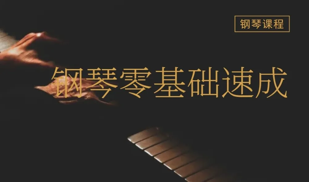 成人零基础钢琴速成视频课程