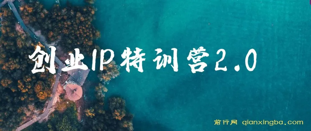 创业IP特训营2.0：IP合伙人掘金计划，实现年入50W