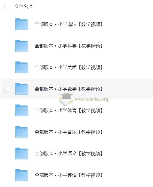 1 - 6年级全科目教学视频：涵盖道法、科学等多学科内容