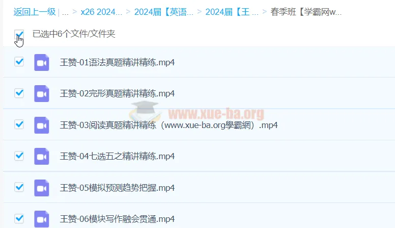 2024高三高考英语王赞英语春季班(更新中)