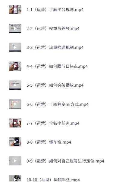 拍摄剪辑全套短视频实操课程：零基础一站式掌握