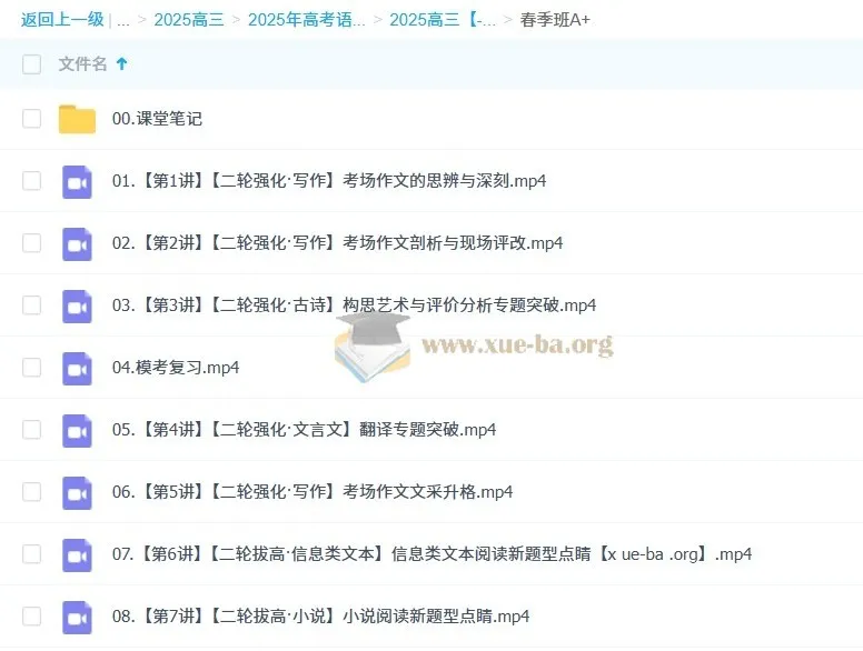 2025年陈晨高三高考语文全年一轮二轮课程