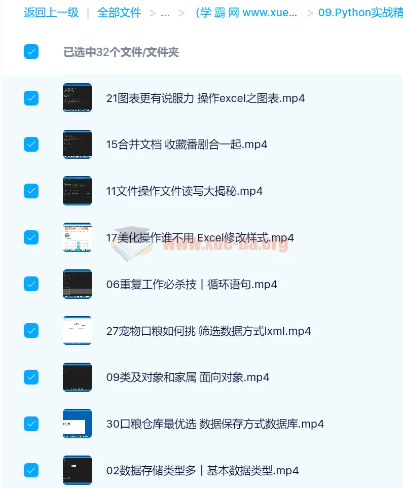Python实战精讲：萌新系统入门课程