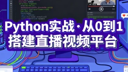 Python实战：从0到1搭建直播视频平台（完结课程）