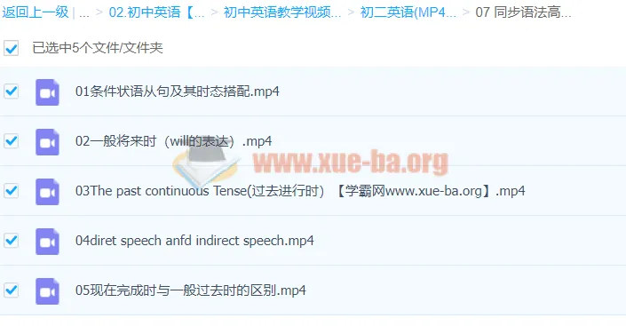 初中英语同步语法课程:高洁精讲