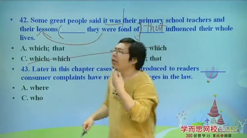 刘飞飞60课时掌握高中英语语法与高考技巧课程