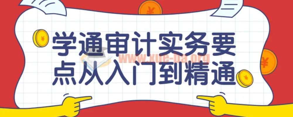 学通审计实务要点：从入门到精通课程