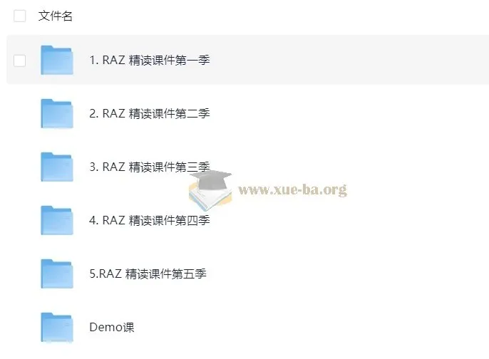 Raz分级阅读绘本 精读课件PPT 全套资料（新版本1-5季 完结）