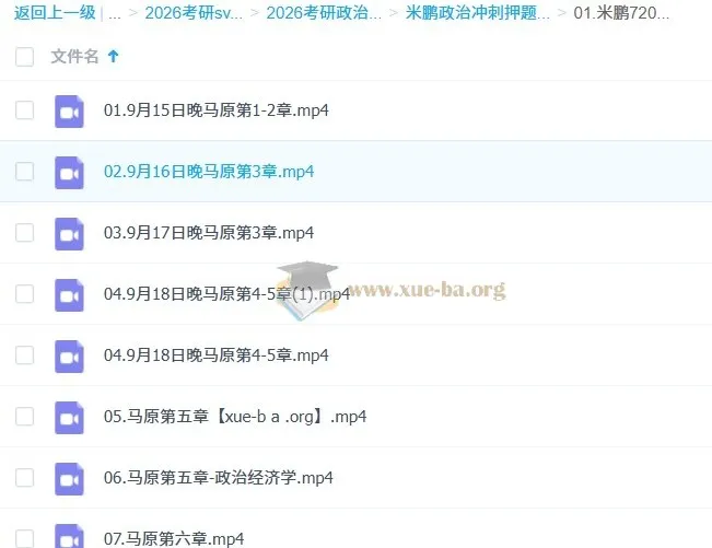 2026考研政治 米鹏政治冲刺押题班