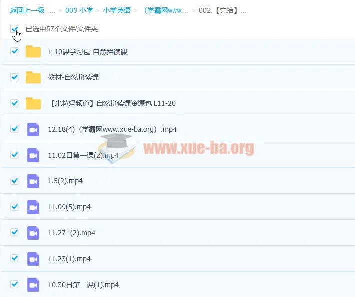 【完结】米粒妈自然拼读课程