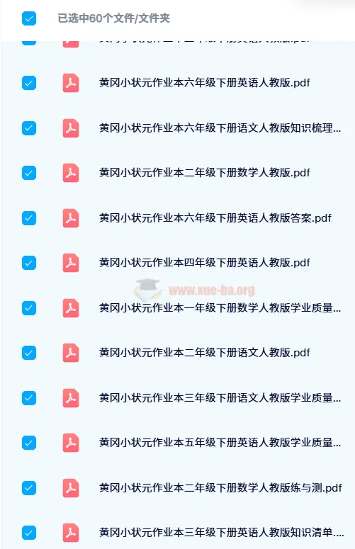 2024春 黄冈小状元作业本（人教版）
