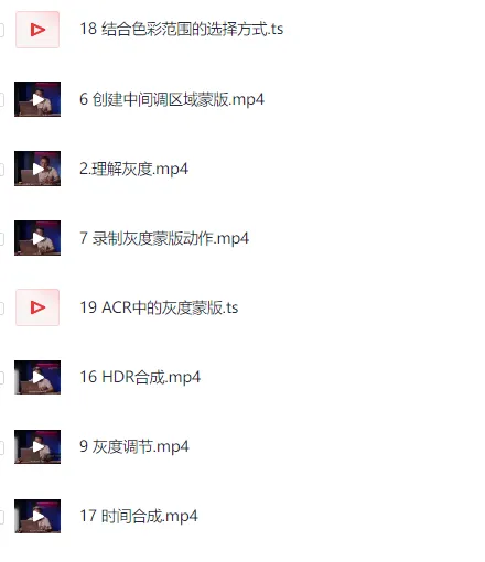 良知塾摄影后期技法课:“灰度蒙版”详解