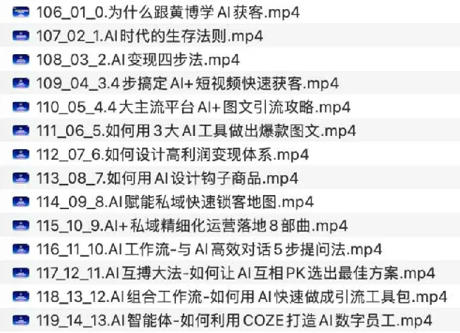 AI高效获客工作流增长实战课