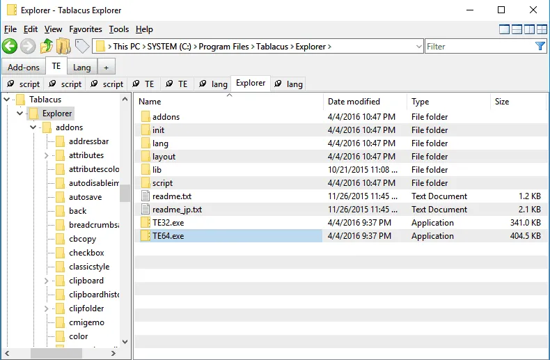 Tablacus Explorer:标签式文件管理器