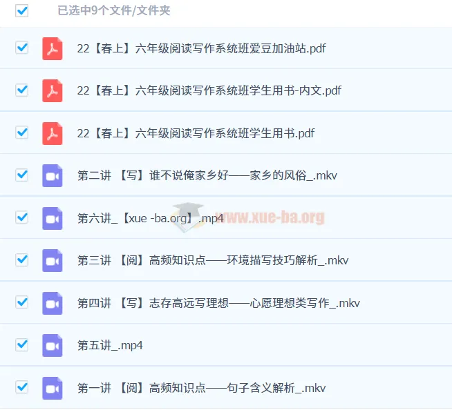六年级语文阅读写作系统班（22春上） - 宋薇