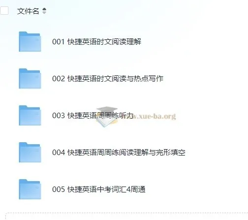 初中《快捷英语》系列学习资料合集