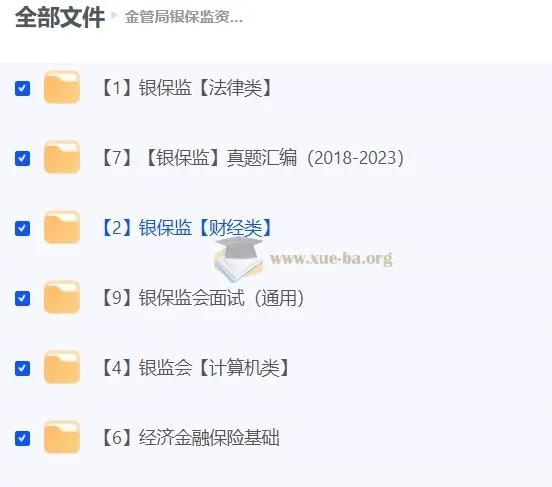 2024年金管局/银保监会考试备考资料合集