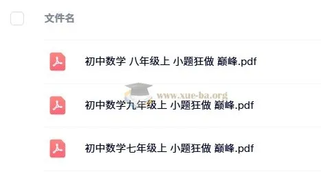 《小题狂做 巅峰版：苏科版7 - 9年级上册数学练习资料》