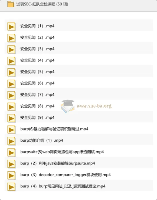 泷羽SEC红队全栈网络安全课程