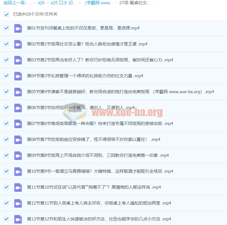 27项餐桌社交全攻略:28节课教你会说话、会办事、办成事
