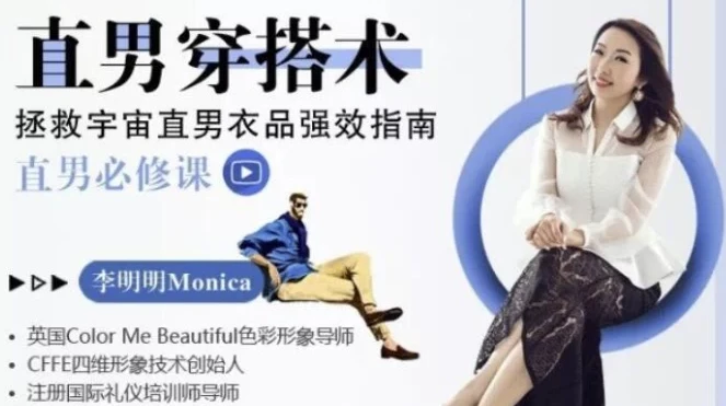 《直男穿搭术：一站式提升高级感课程》