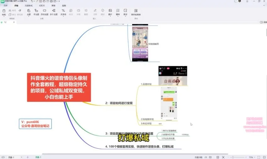谐音情侣头像制作教程：超稳定长期公域私域变现项目