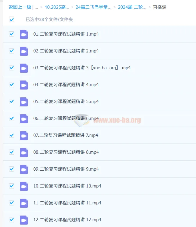 2024届高考日语二轮复习专项课程:30套试题讲评(单选+阅读)