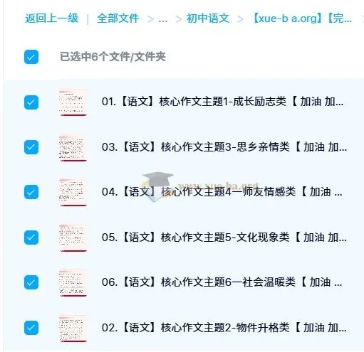 2024中考语文记叙文写作一本通(完结)
