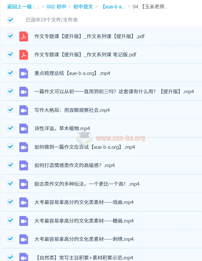 玉米老师作文专题课【提升版】