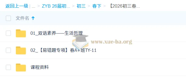 2026初三中考英语:崔玥双语素养自主学习·TY·A+课程
