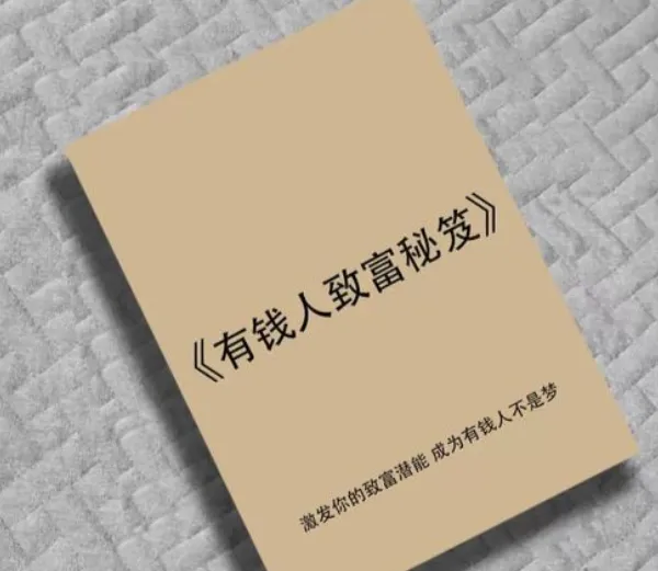 有钱人致富秘笈:拆解财富圈层底层逻辑与暴利赚钱模式